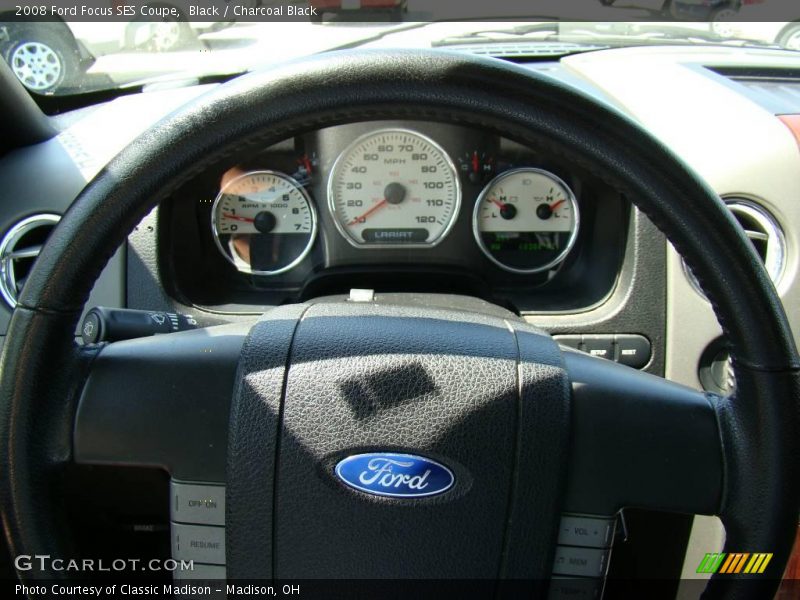 Black / Charcoal Black 2008 Ford Focus SES Coupe