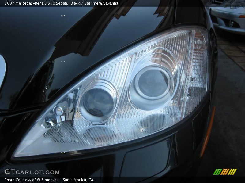 Black / Cashmere/Savanna 2007 Mercedes-Benz S 550 Sedan