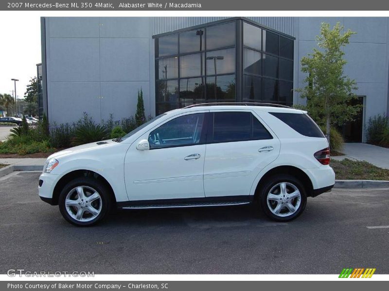 Alabaster White / Macadamia 2007 Mercedes-Benz ML 350 4Matic