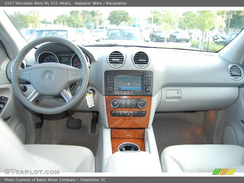 Alabaster White / Macadamia 2007 Mercedes-Benz ML 350 4Matic