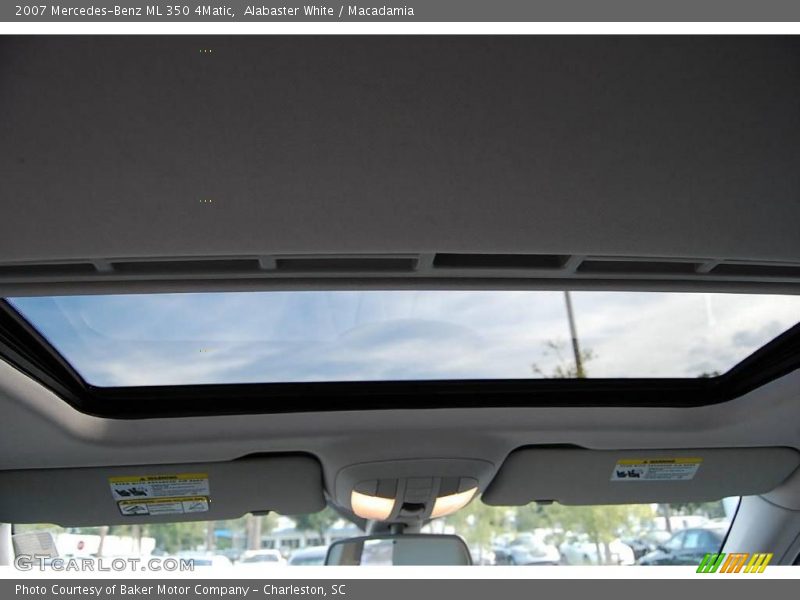 Alabaster White / Macadamia 2007 Mercedes-Benz ML 350 4Matic