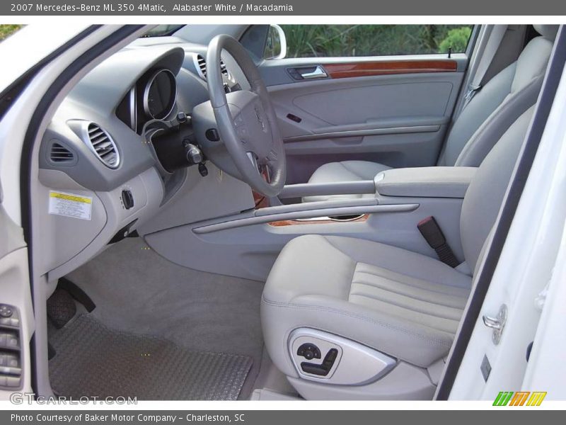 Alabaster White / Macadamia 2007 Mercedes-Benz ML 350 4Matic