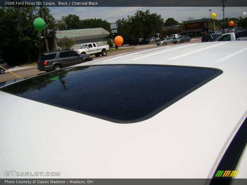 Black / Charcoal Black 2008 Ford Focus SES Coupe