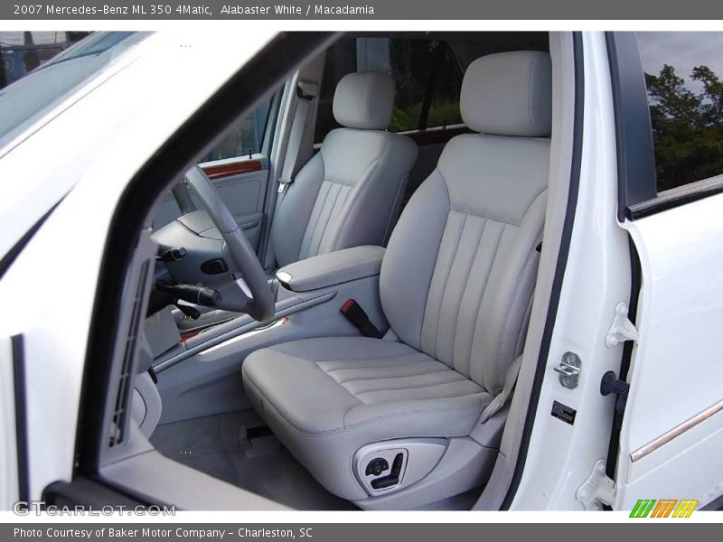 Alabaster White / Macadamia 2007 Mercedes-Benz ML 350 4Matic