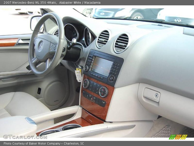 Alabaster White / Macadamia 2007 Mercedes-Benz ML 350 4Matic