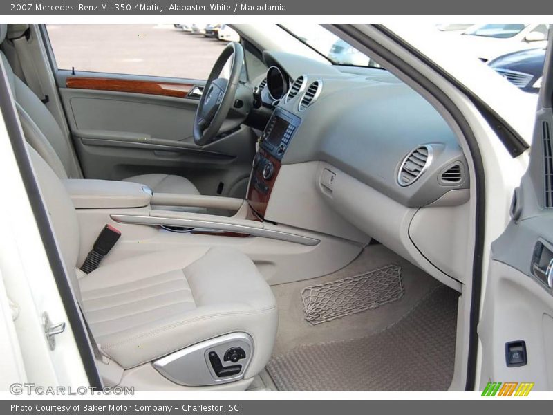 Alabaster White / Macadamia 2007 Mercedes-Benz ML 350 4Matic