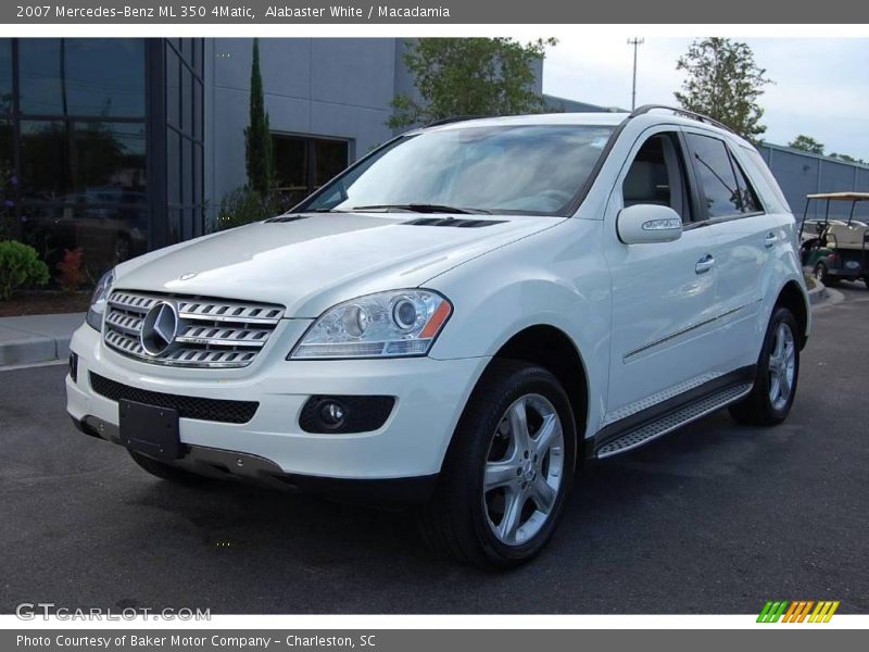 Alabaster White / Macadamia 2007 Mercedes-Benz ML 350 4Matic