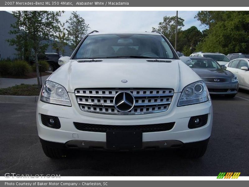 Alabaster White / Macadamia 2007 Mercedes-Benz ML 350 4Matic