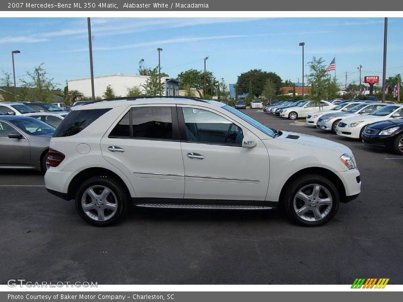 Alabaster White / Macadamia 2007 Mercedes-Benz ML 350 4Matic