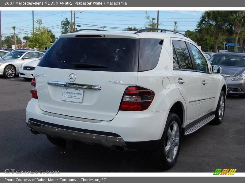 Alabaster White / Macadamia 2007 Mercedes-Benz ML 350 4Matic