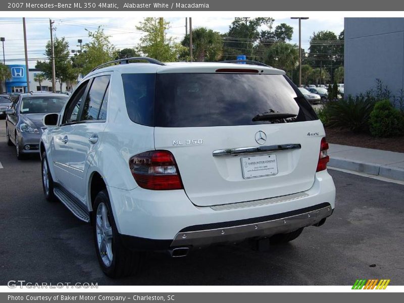 Alabaster White / Macadamia 2007 Mercedes-Benz ML 350 4Matic