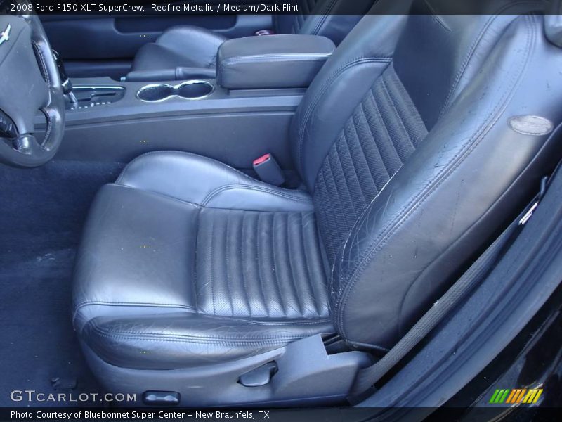 Redfire Metallic / Medium/Dark Flint 2008 Ford F150 XLT SuperCrew