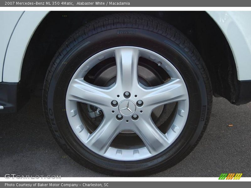 Alabaster White / Macadamia 2007 Mercedes-Benz ML 350 4Matic