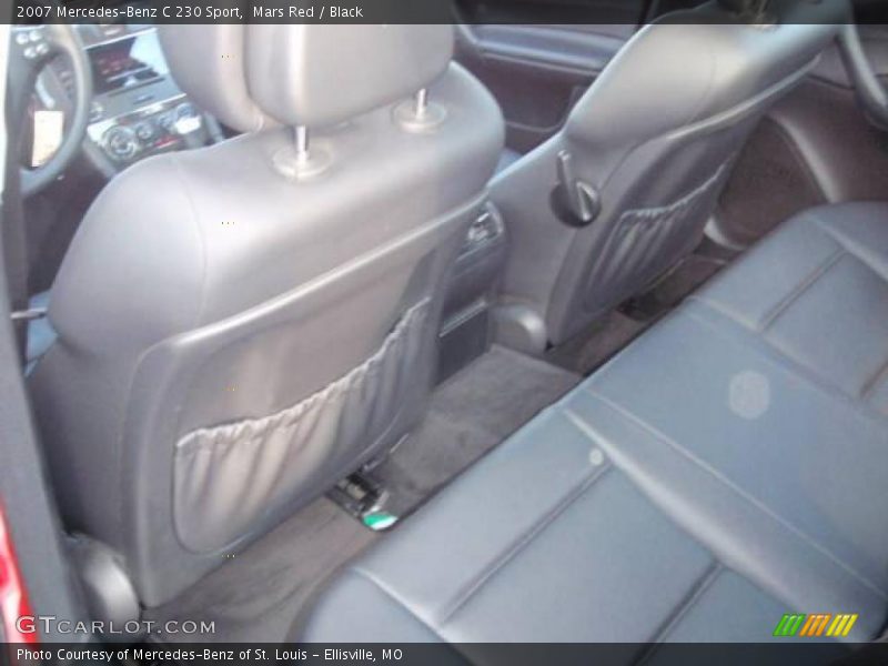 Mars Red / Black 2007 Mercedes-Benz C 230 Sport