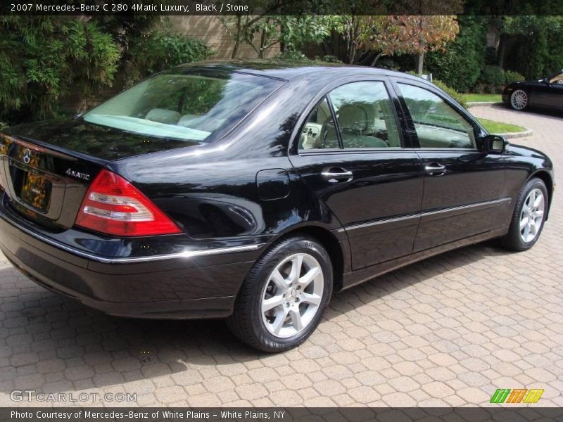 Black / Stone 2007 Mercedes-Benz C 280 4Matic Luxury
