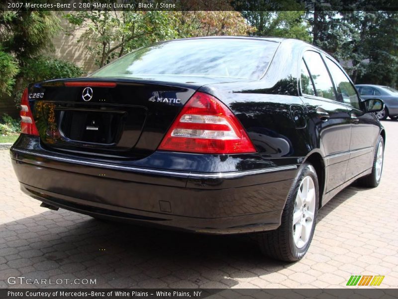 Black / Stone 2007 Mercedes-Benz C 280 4Matic Luxury