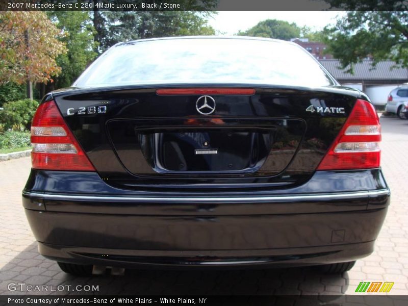 Black / Stone 2007 Mercedes-Benz C 280 4Matic Luxury
