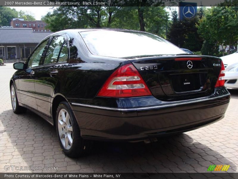 Black / Stone 2007 Mercedes-Benz C 280 4Matic Luxury