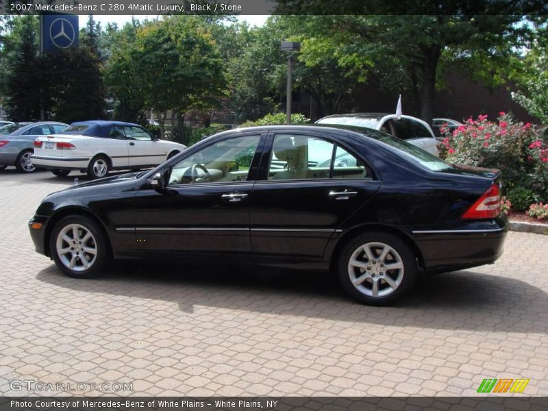 Black / Stone 2007 Mercedes-Benz C 280 4Matic Luxury