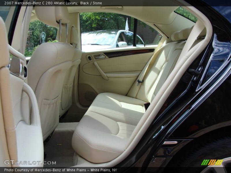 Black / Stone 2007 Mercedes-Benz C 280 4Matic Luxury