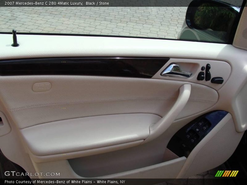 Black / Stone 2007 Mercedes-Benz C 280 4Matic Luxury