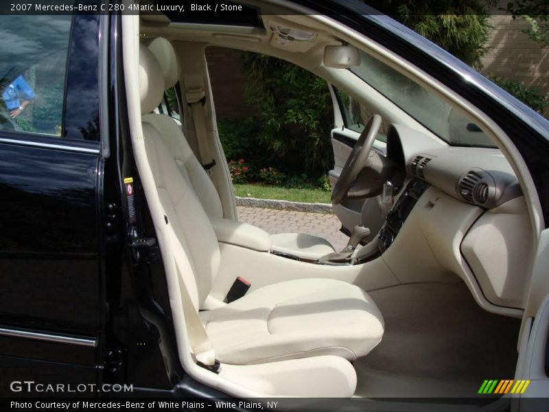 Black / Stone 2007 Mercedes-Benz C 280 4Matic Luxury