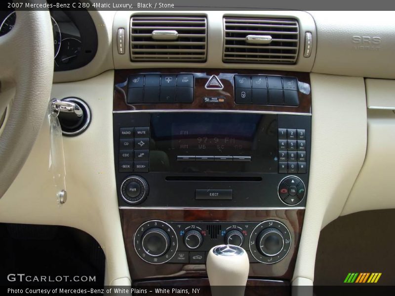 Black / Stone 2007 Mercedes-Benz C 280 4Matic Luxury