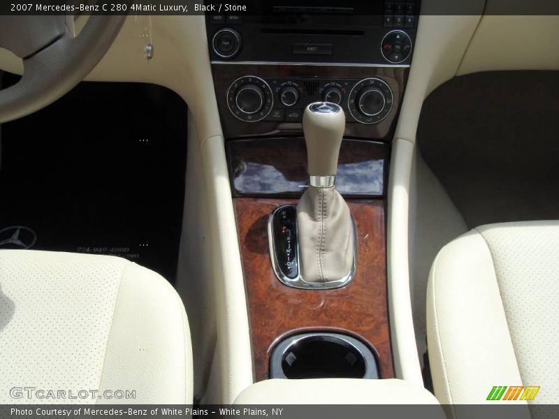 Black / Stone 2007 Mercedes-Benz C 280 4Matic Luxury