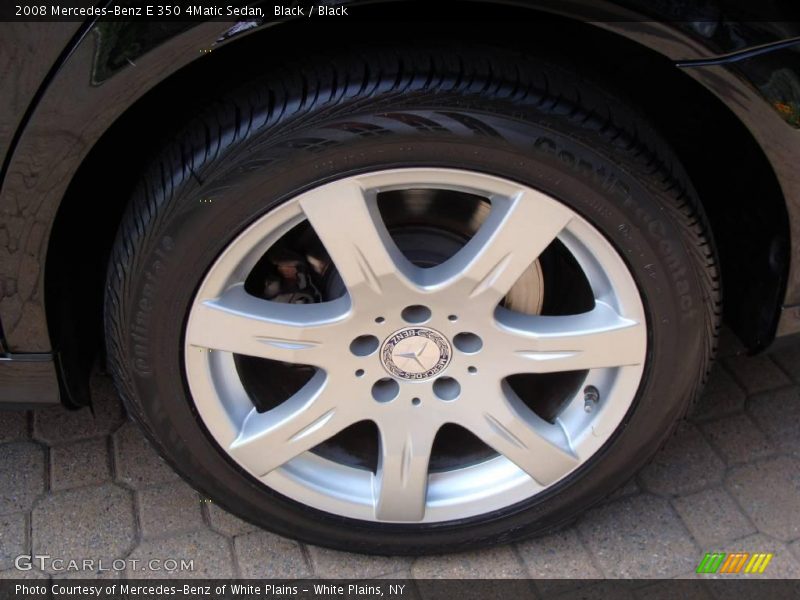 Black / Black 2008 Mercedes-Benz E 350 4Matic Sedan