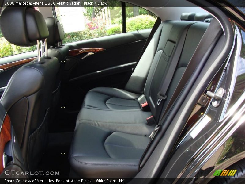 Black / Black 2008 Mercedes-Benz E 350 4Matic Sedan