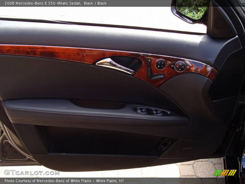 Black / Black 2008 Mercedes-Benz E 350 4Matic Sedan