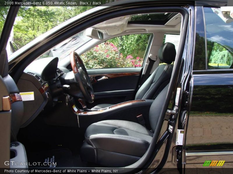 Black / Black 2008 Mercedes-Benz E 350 4Matic Sedan