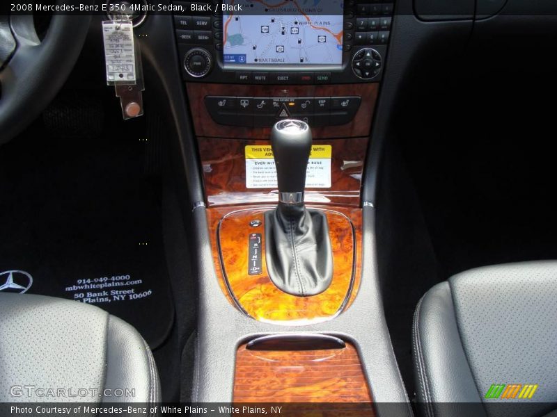 Black / Black 2008 Mercedes-Benz E 350 4Matic Sedan