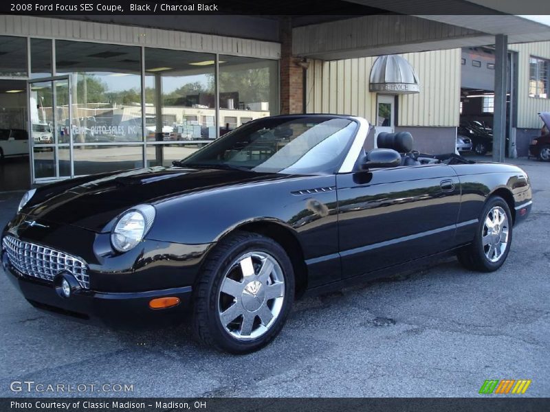 Black / Charcoal Black 2008 Ford Focus SES Coupe