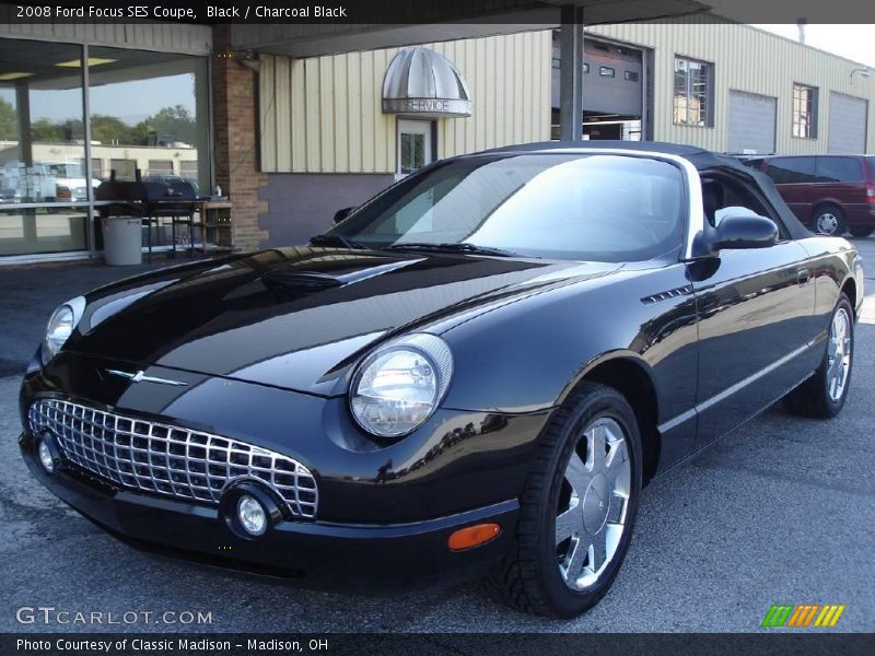 Black / Charcoal Black 2008 Ford Focus SES Coupe
