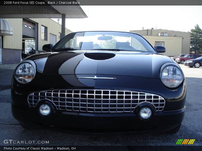 Black / Charcoal Black 2008 Ford Focus SES Coupe