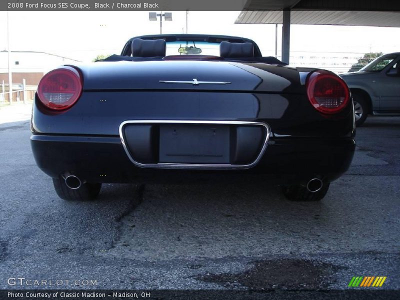 Black / Charcoal Black 2008 Ford Focus SES Coupe