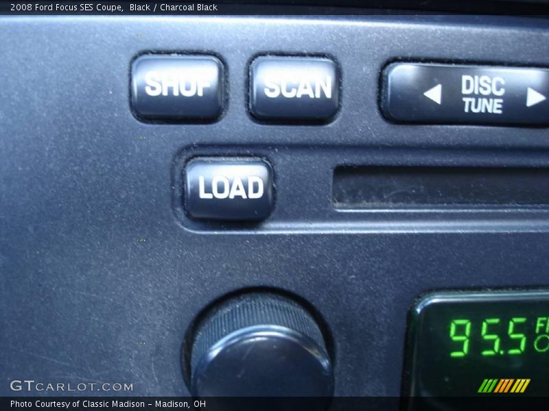 Black / Charcoal Black 2008 Ford Focus SES Coupe