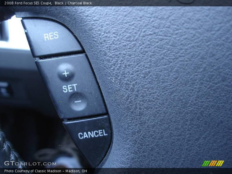 Black / Charcoal Black 2008 Ford Focus SES Coupe