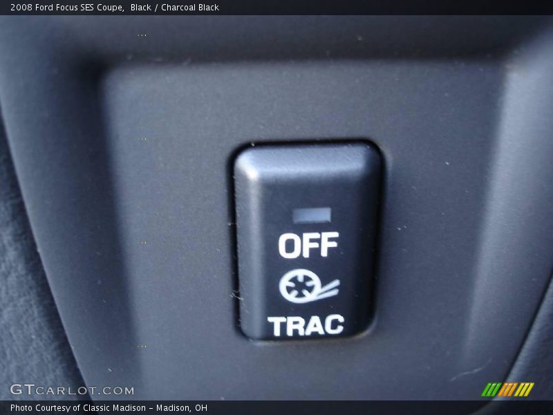 Black / Charcoal Black 2008 Ford Focus SES Coupe