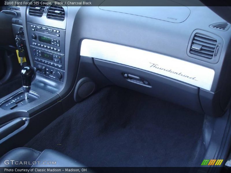 Black / Charcoal Black 2008 Ford Focus SES Coupe
