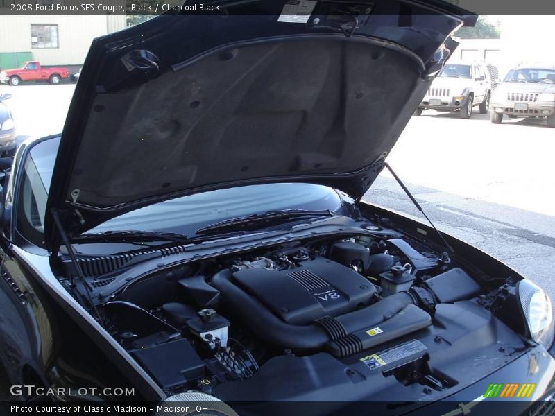 Black / Charcoal Black 2008 Ford Focus SES Coupe