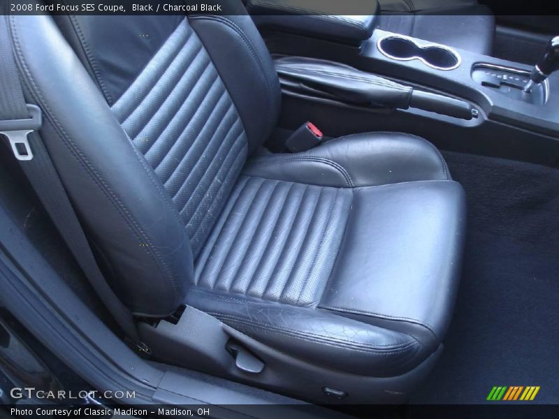 Black / Charcoal Black 2008 Ford Focus SES Coupe