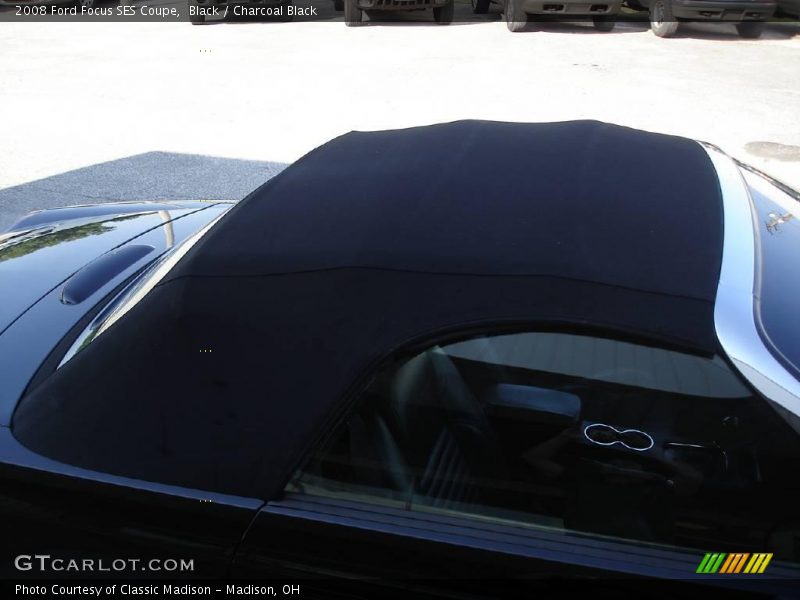 Black / Charcoal Black 2008 Ford Focus SES Coupe