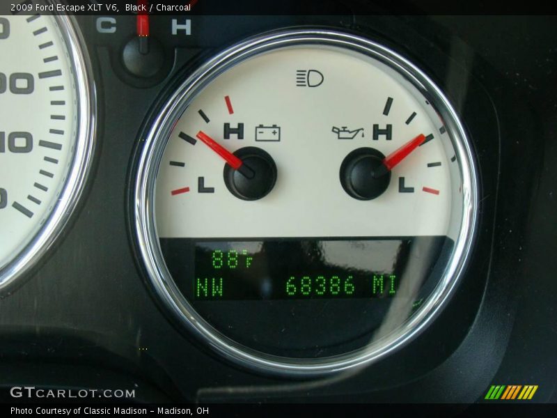 Black / Charcoal 2009 Ford Escape XLT V6