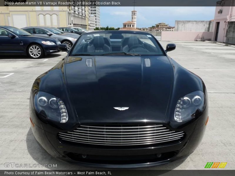 Jet Black / Obsidian Black 2009 Aston Martin V8 Vantage Roadster