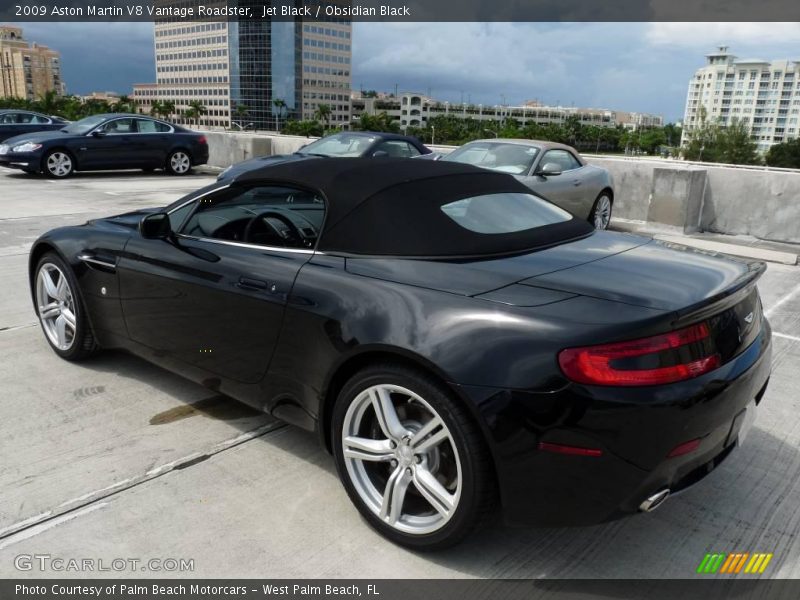 Jet Black / Obsidian Black 2009 Aston Martin V8 Vantage Roadster