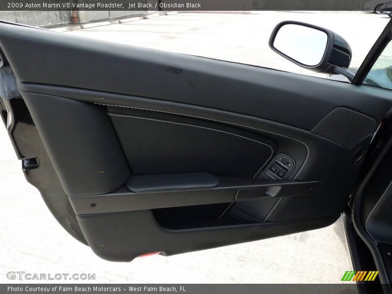 Jet Black / Obsidian Black 2009 Aston Martin V8 Vantage Roadster