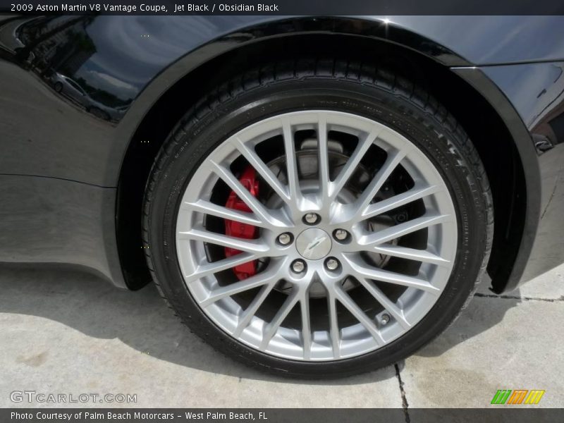 Jet Black / Obsidian Black 2009 Aston Martin V8 Vantage Coupe