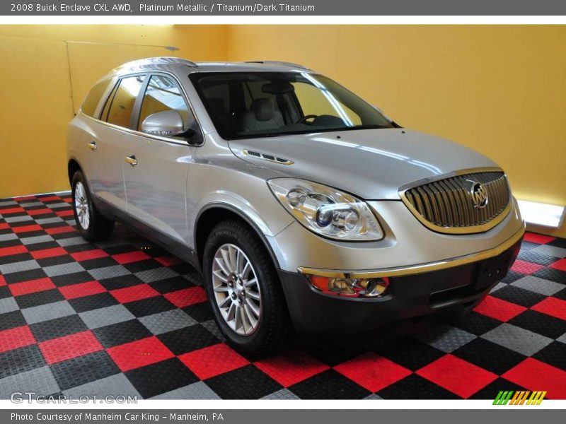 Platinum Metallic / Titanium/Dark Titanium 2008 Buick Enclave CXL AWD